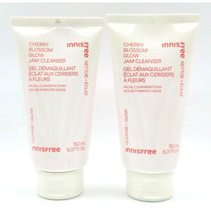 2x INNISFREE Cherry Blossom Glow Jelly Jam Cleanser 5.07 fl. oz. each x2